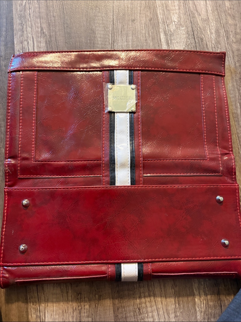 Miche Classic Red Leather with Strips